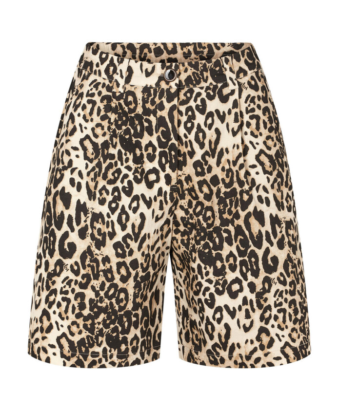 shorts-a-taille-elastique-imprime-leopard
