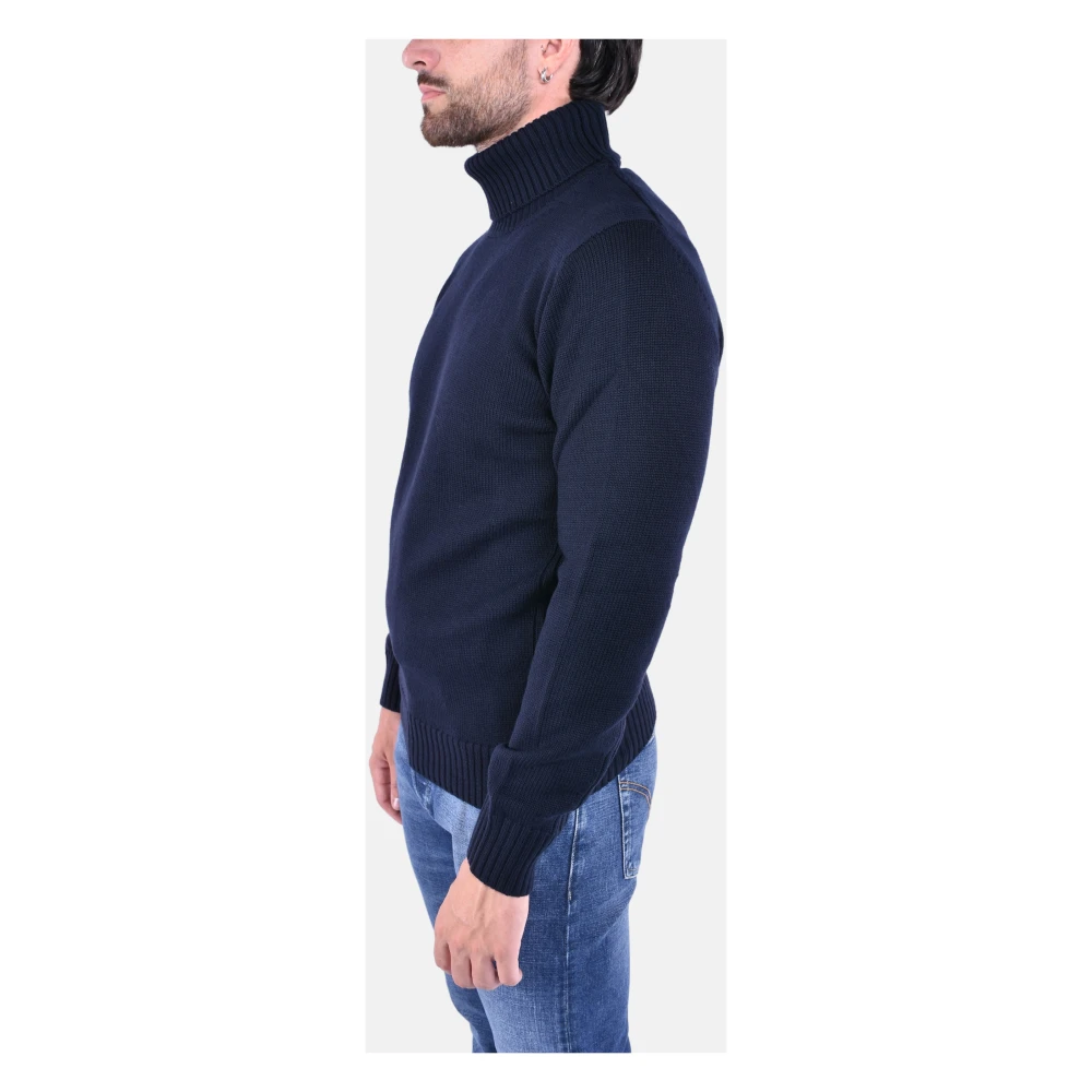 Kangra Wollen Coltrui Blue Heren