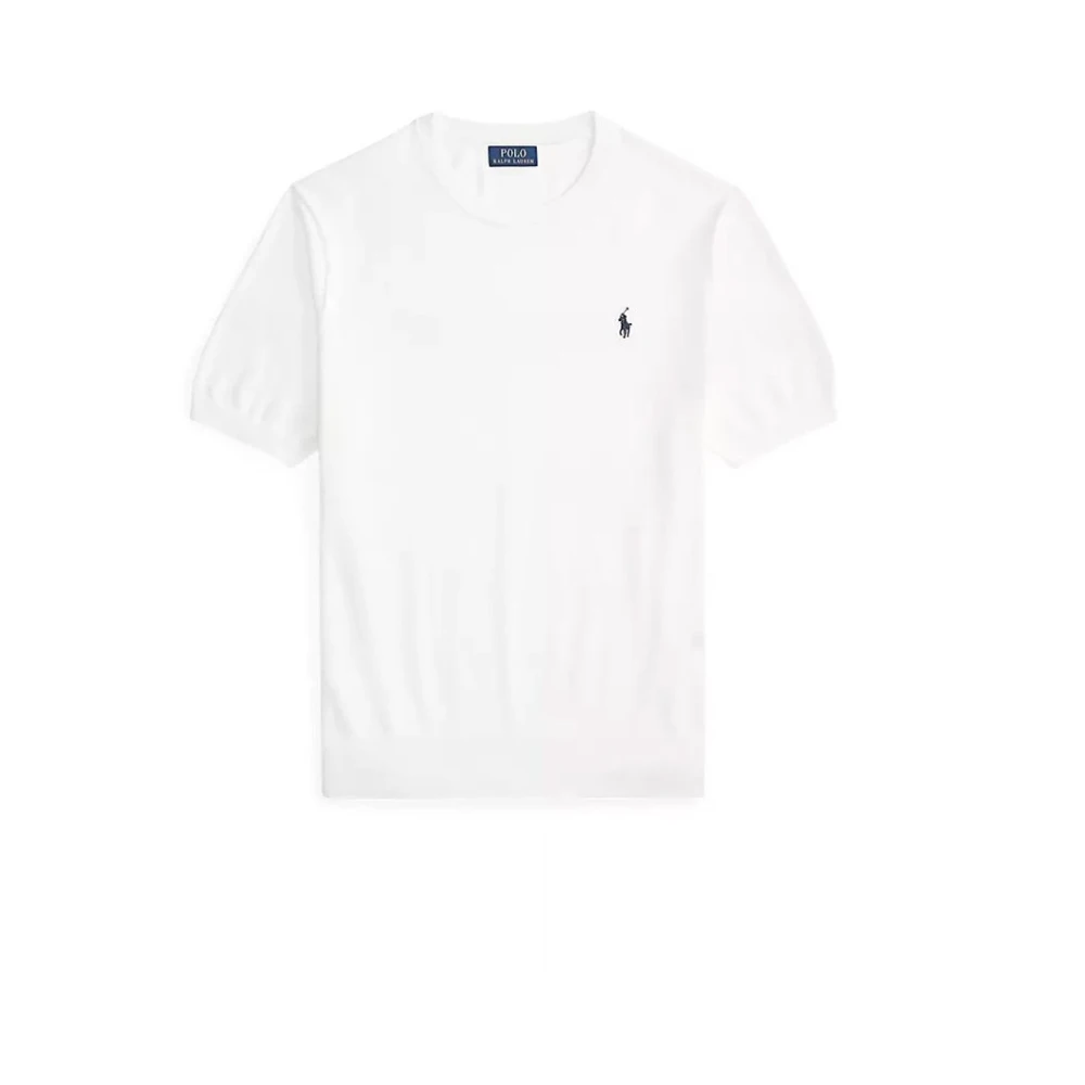 Polo Ralph Lauren White Majica - Male - Round-Neck Knitwear - 2XL - Knitwear