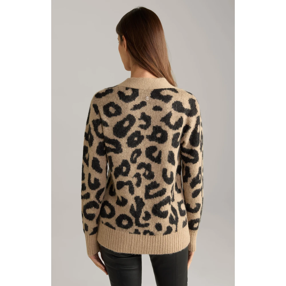 Joop! Luipaardprint Alpaca Blend Damesjas Beige Dames