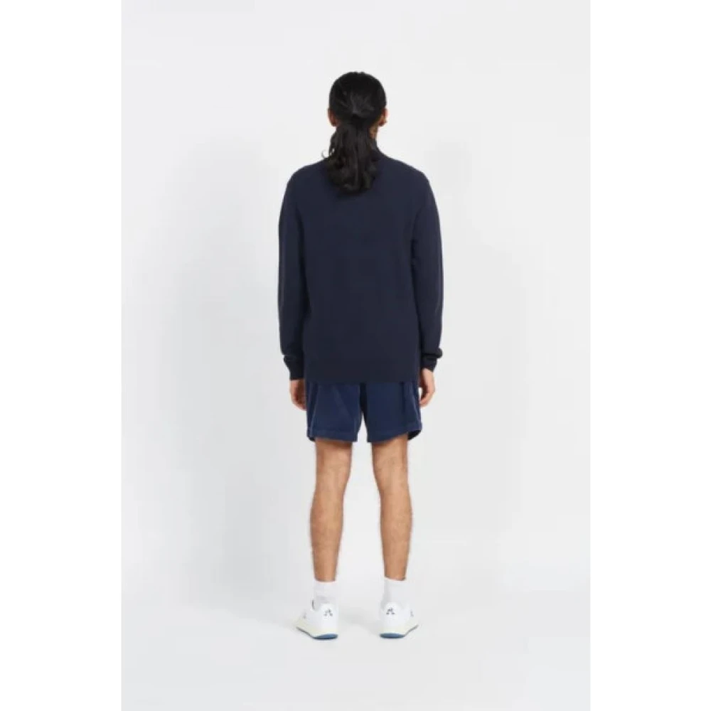 Polo Ralph Lauren Half-Zip Trui met Honingraatstructuur Blue Heren