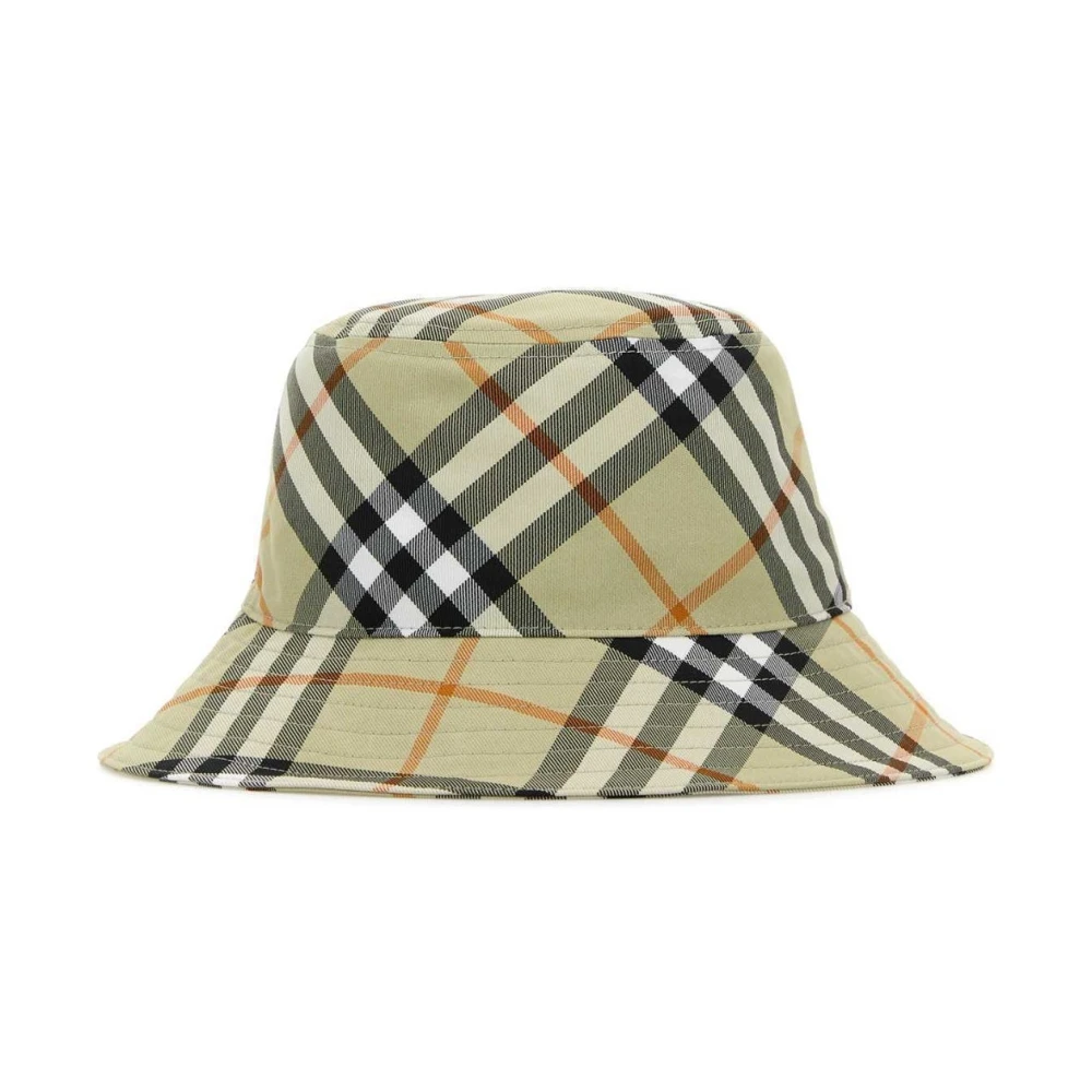 Burberry Chique Beige Bucket Hat EKD Borduurwerk Beige Dames