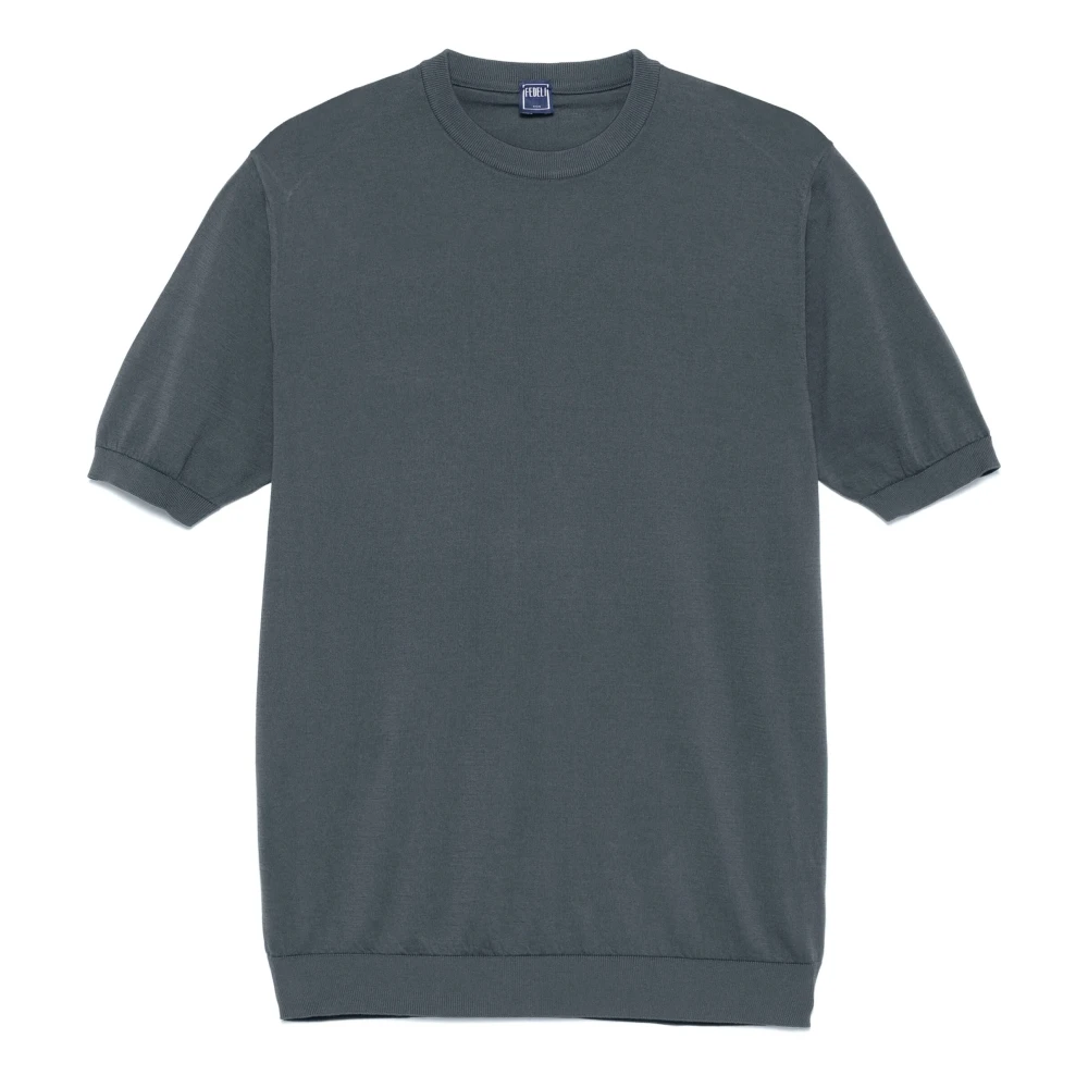 Fedeli - Tops > T-Shirts - Blue - Fedeli - Modalova