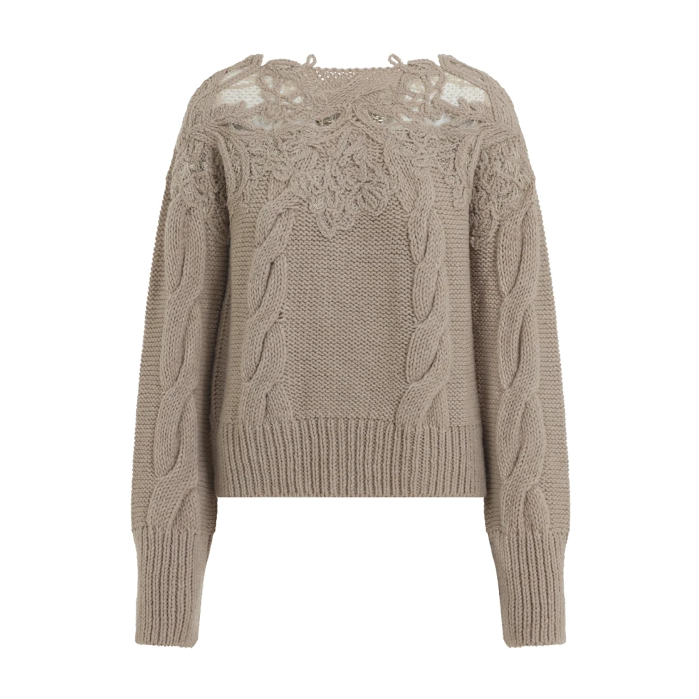 Knitwear > Round-neck Knitwear - - Ermanno Scervino - Modalova