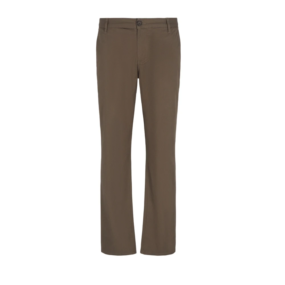 Armani Exchange Men's Brown 6Dzp14 Trousers - Straight Trousers - W32 - Trousers