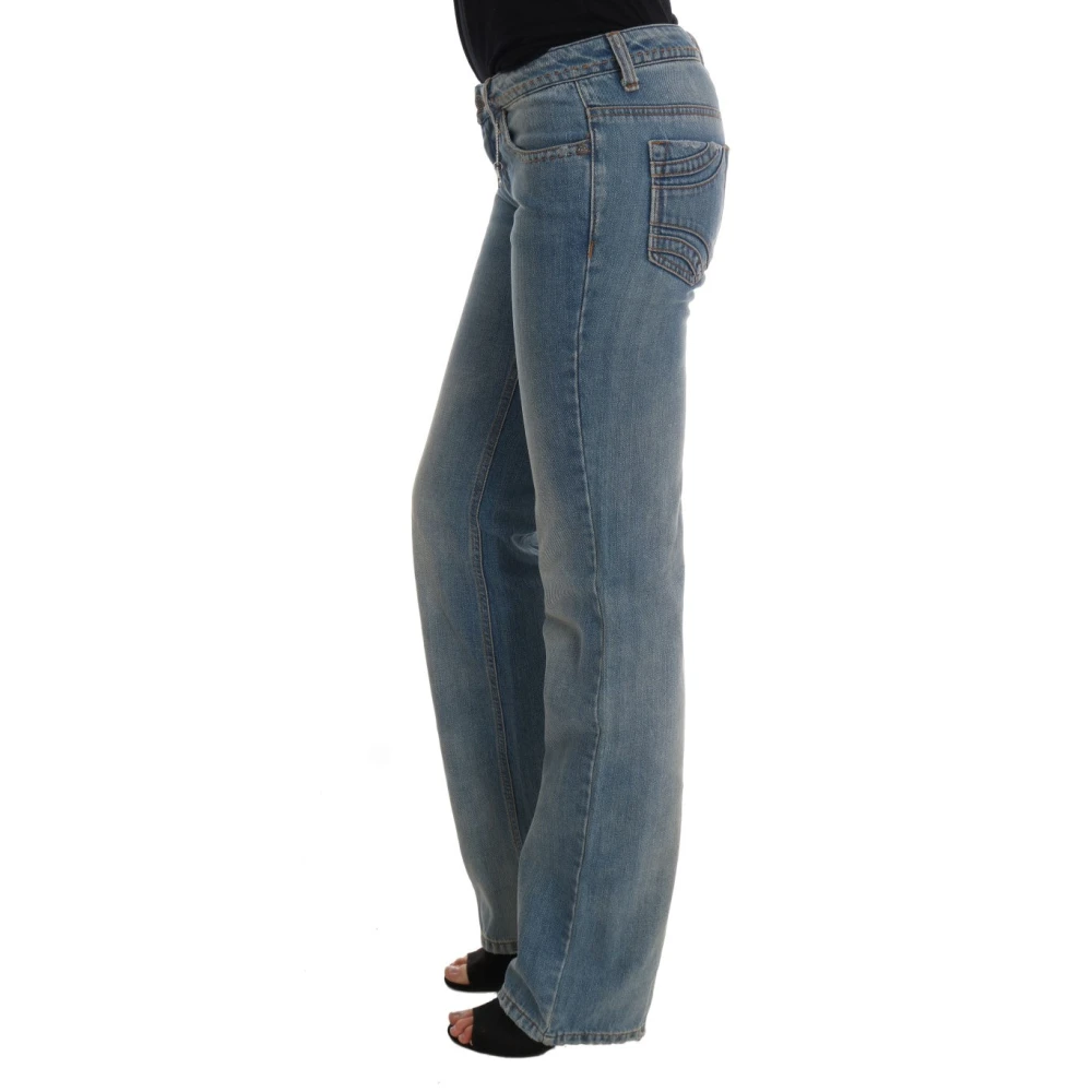 Costume National Blauwe Klassieke Rechte Jeans Blue Dames