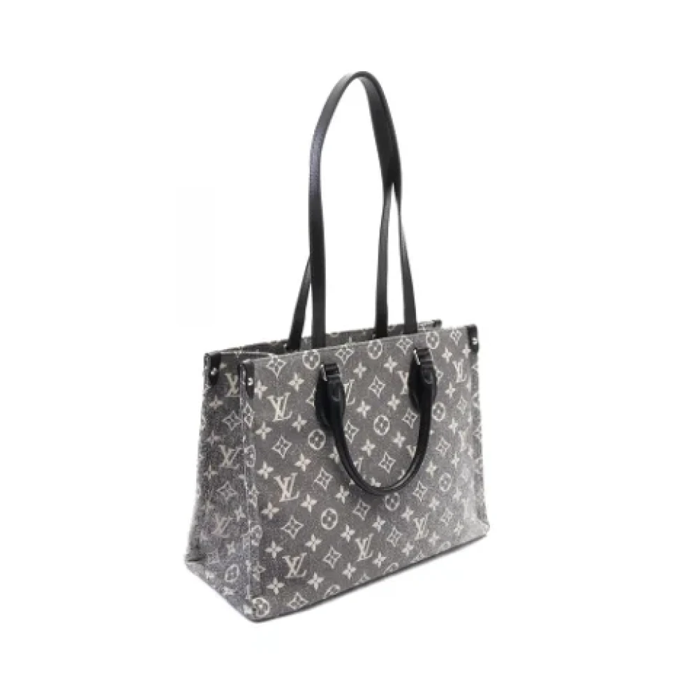 Louis Vuitton Vintage Pre-owned Denim totes White Dames