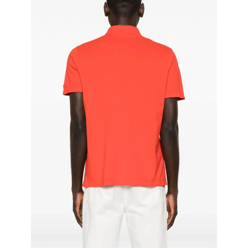 PAUL & SHARK Klassiek Poloshirt in Marineblauw Orange Heren
