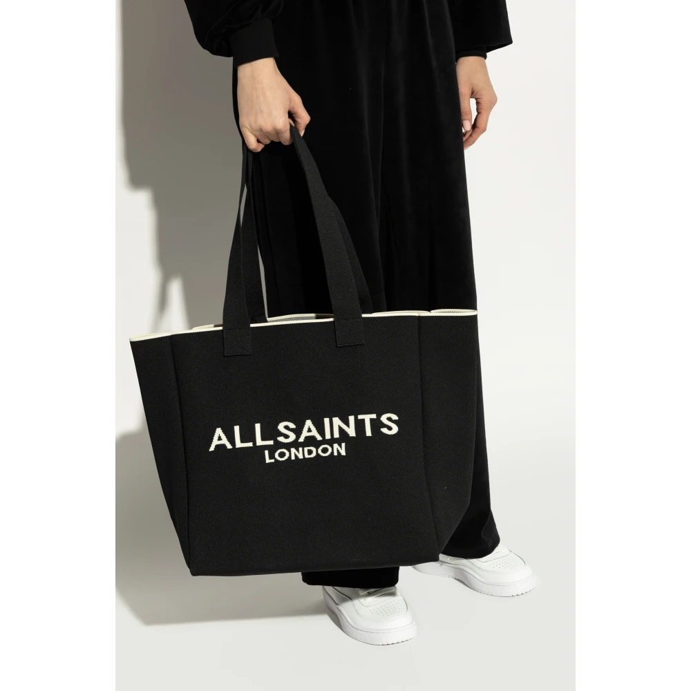 AllSaints Izzy Shopper Bag Black Dames