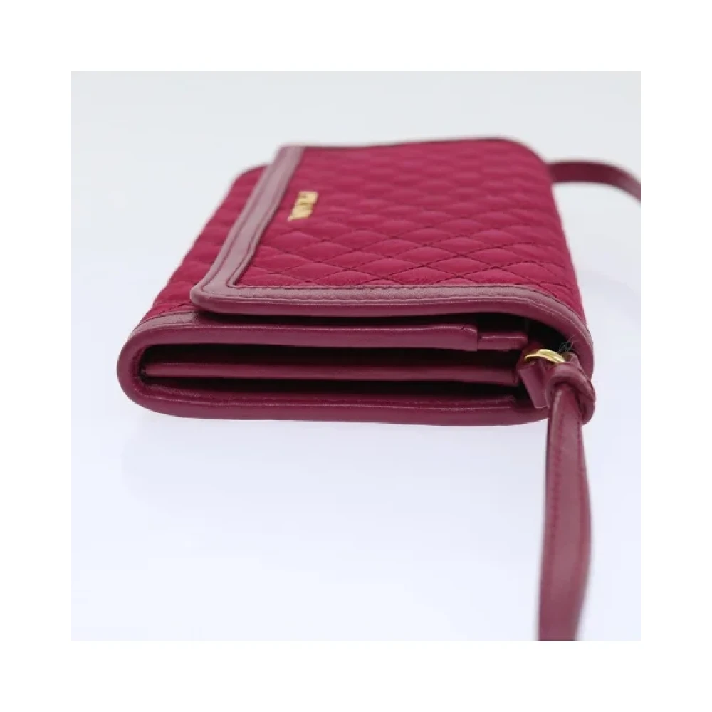 Prada Vintage Pre-owned Nylon wallets Pink Dames