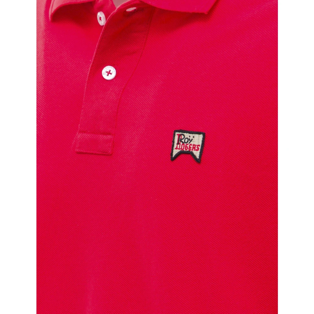 Roy Roger's Polo Shirts Red Heren