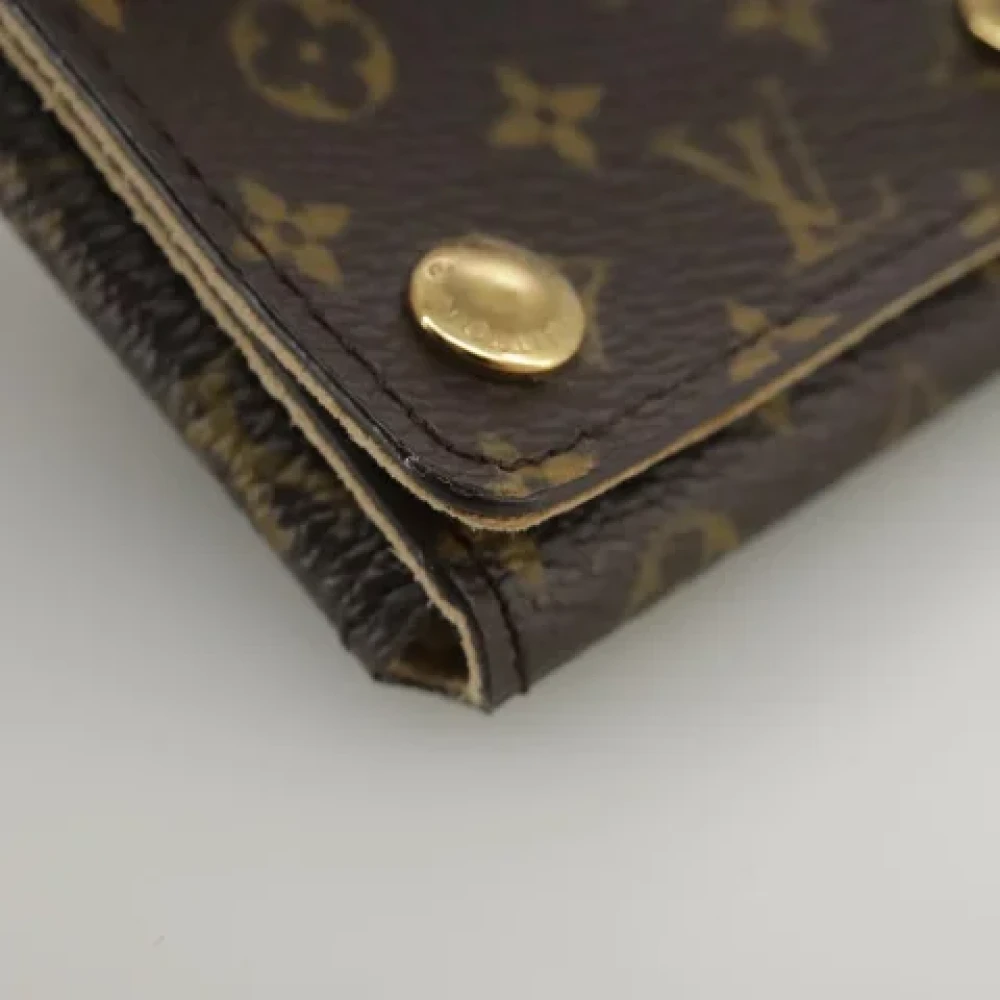 Louis Vuitton Vintage Pre-owned Canvas wallets Brown Dames