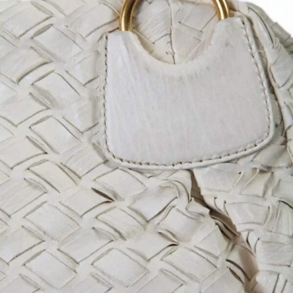 Miu Pre-owned Fabric handbags Beige Dames