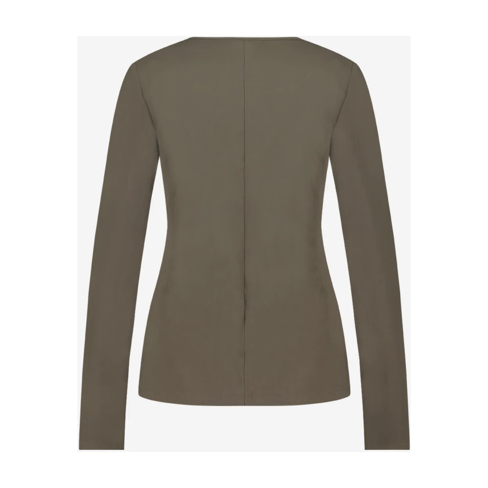Jane Lushka Scarlet Top Technical Jersey Green Dames