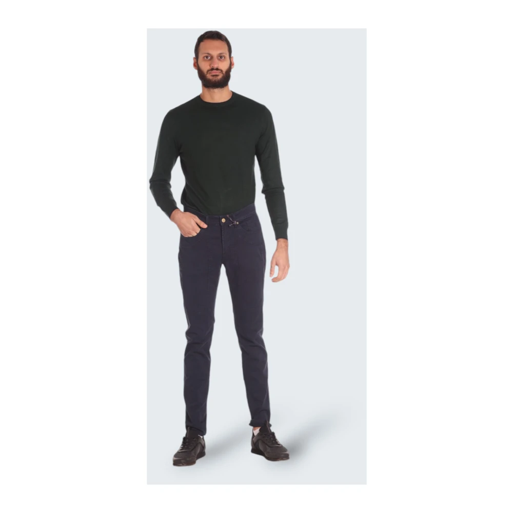 Jeckerson Slim Fit Blauwe Broek Blue Heren