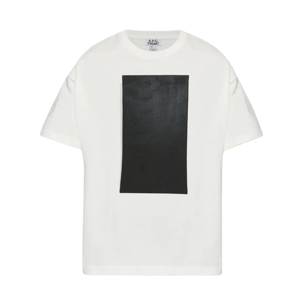 A.p.c. Men's White T-Shirt Olivier - T-Shirts - S - Tops