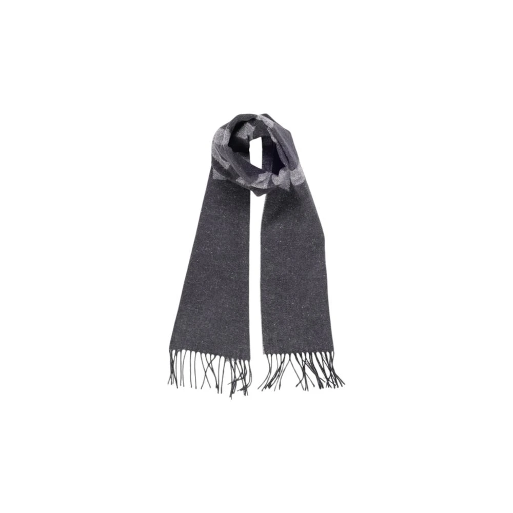 Alviero Martini 1a Classe Zwarte Katoenen Sjaal Herfst Winter Collectie Black Dames