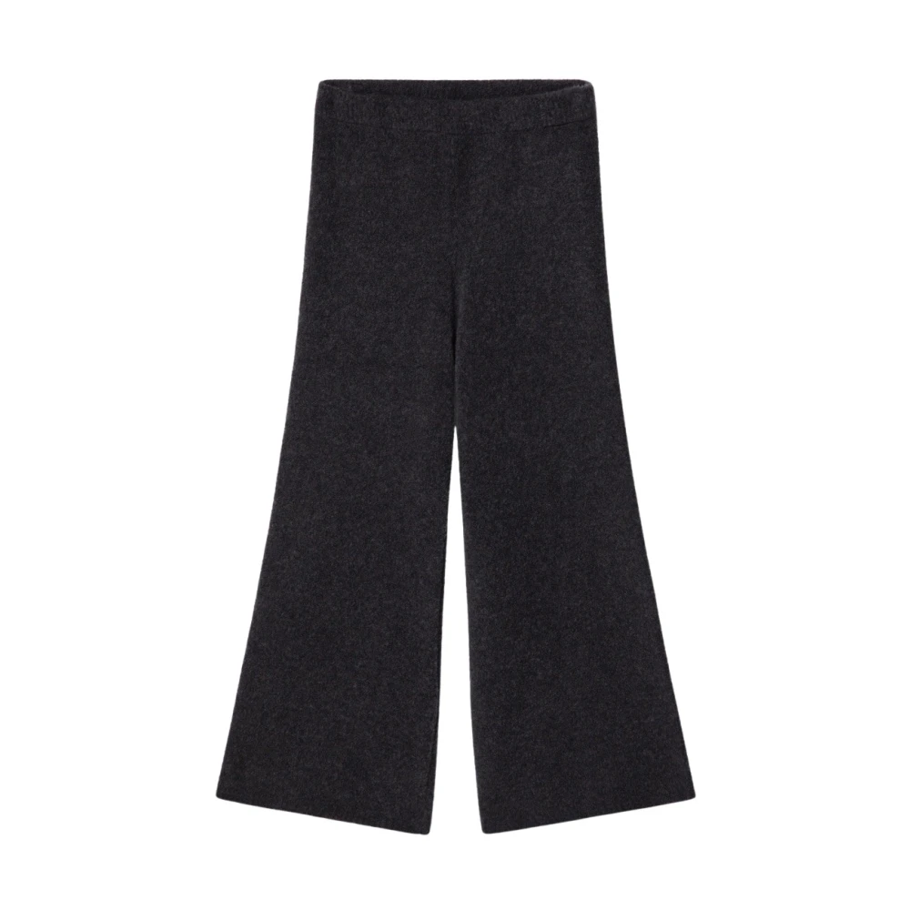 Douuod Girls Brown Ebony Bouclé Knit Trousers - Image 2