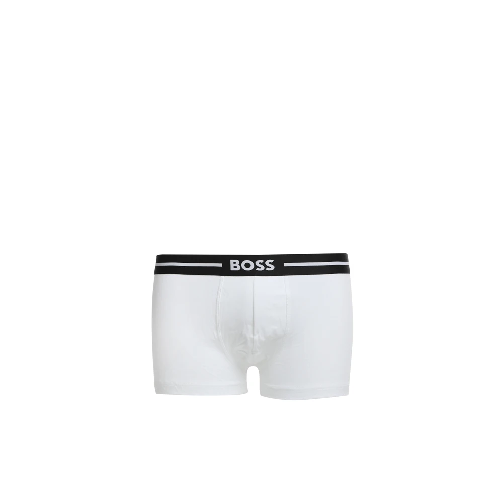 Boss Mannelijk Wit Ondergoed Heren, 2XL, Katoen, Klassieke Katoenen Onderbroek