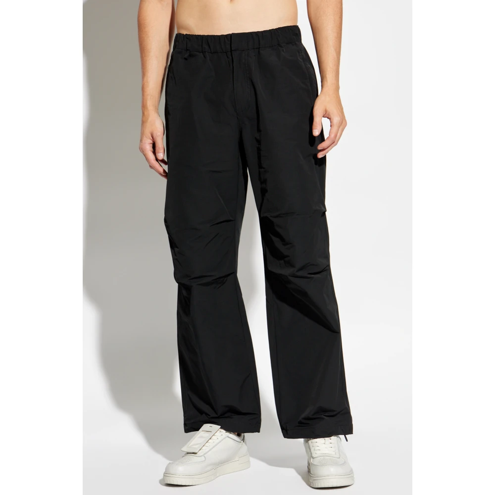 44 Label Group Wijde Broek Zomerse Stijl Black Heren