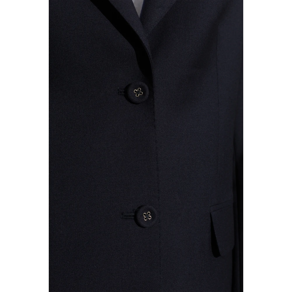 Officine Générale Blazer met open revers Blue Dames