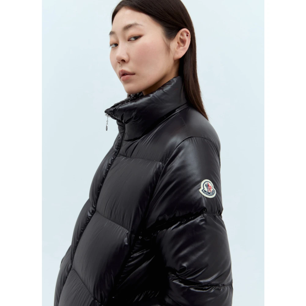 Moncler Gewatteerd Kort Donsjack Black Dames