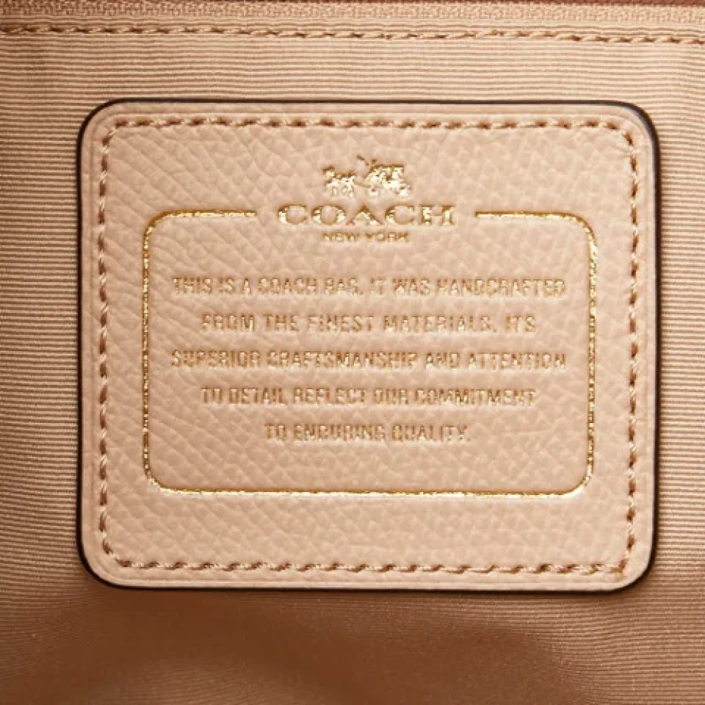 Coach Pre-owned Leather shoulder-bags White Dames
