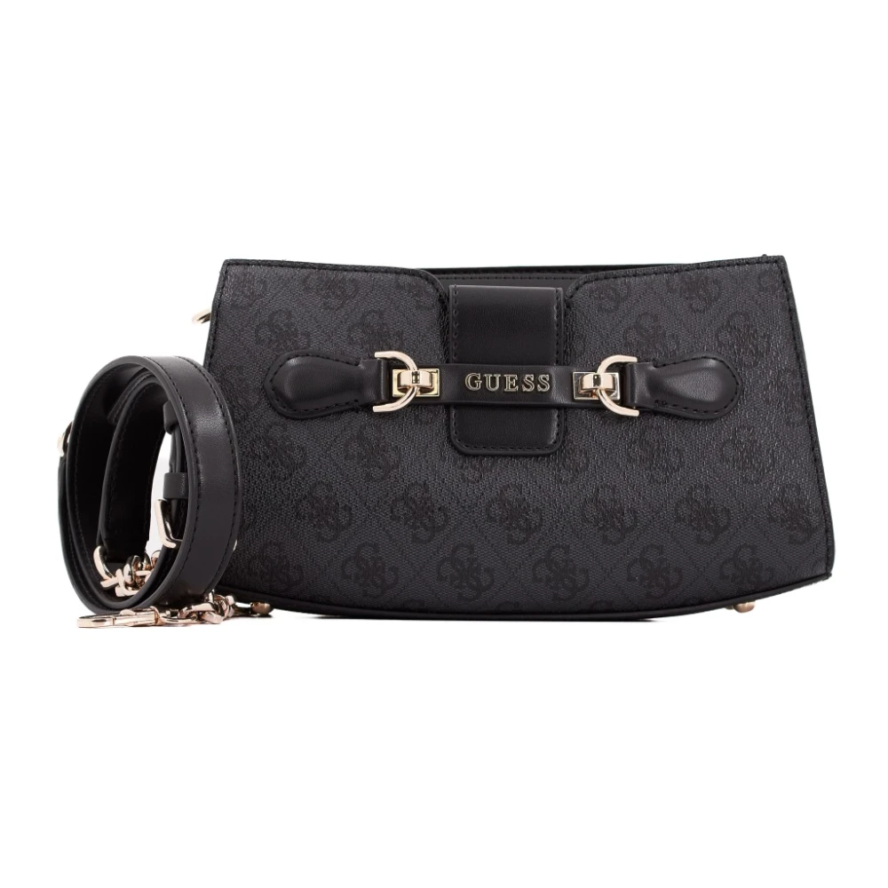 Guess Nolana Crossbody Clutch Tas Black Dames