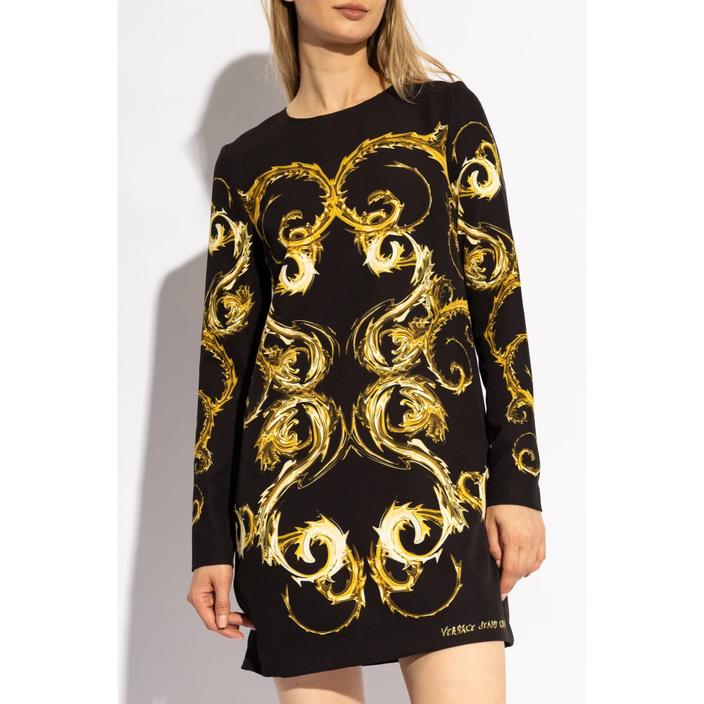 Versace Jeans Couture Jurk met patroon Multicolor Dames
