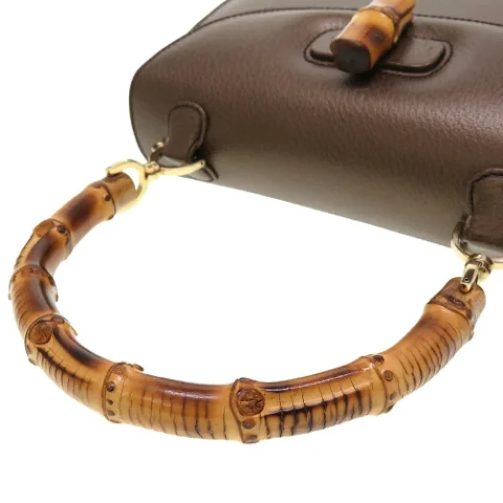 Gucci Vintage Pre-owned Canvas gucci-bags Brown Dames