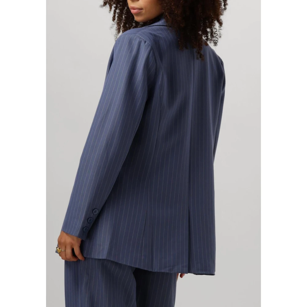 Ydence Gestreepte Blazer Elody Blue Dames