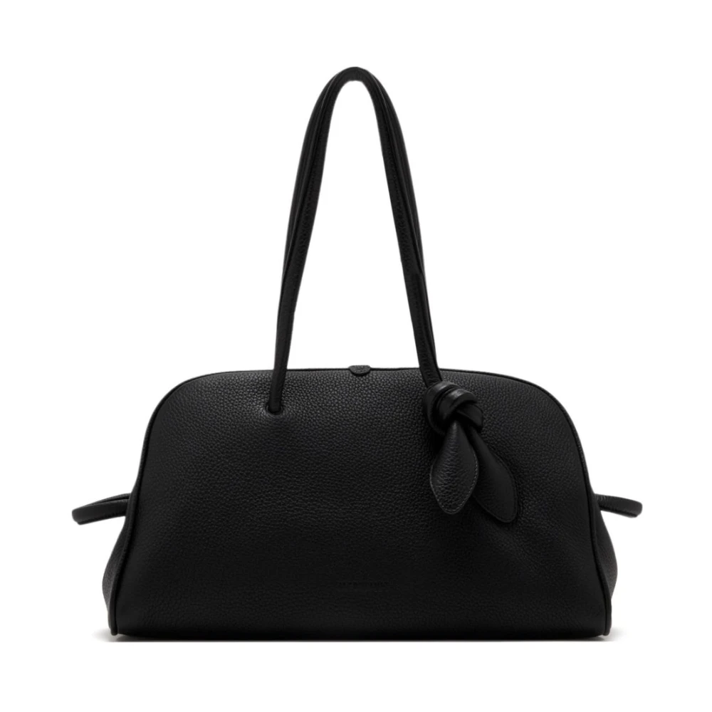 Jacquemus Zwarte Top Rits Handtas Black Dames