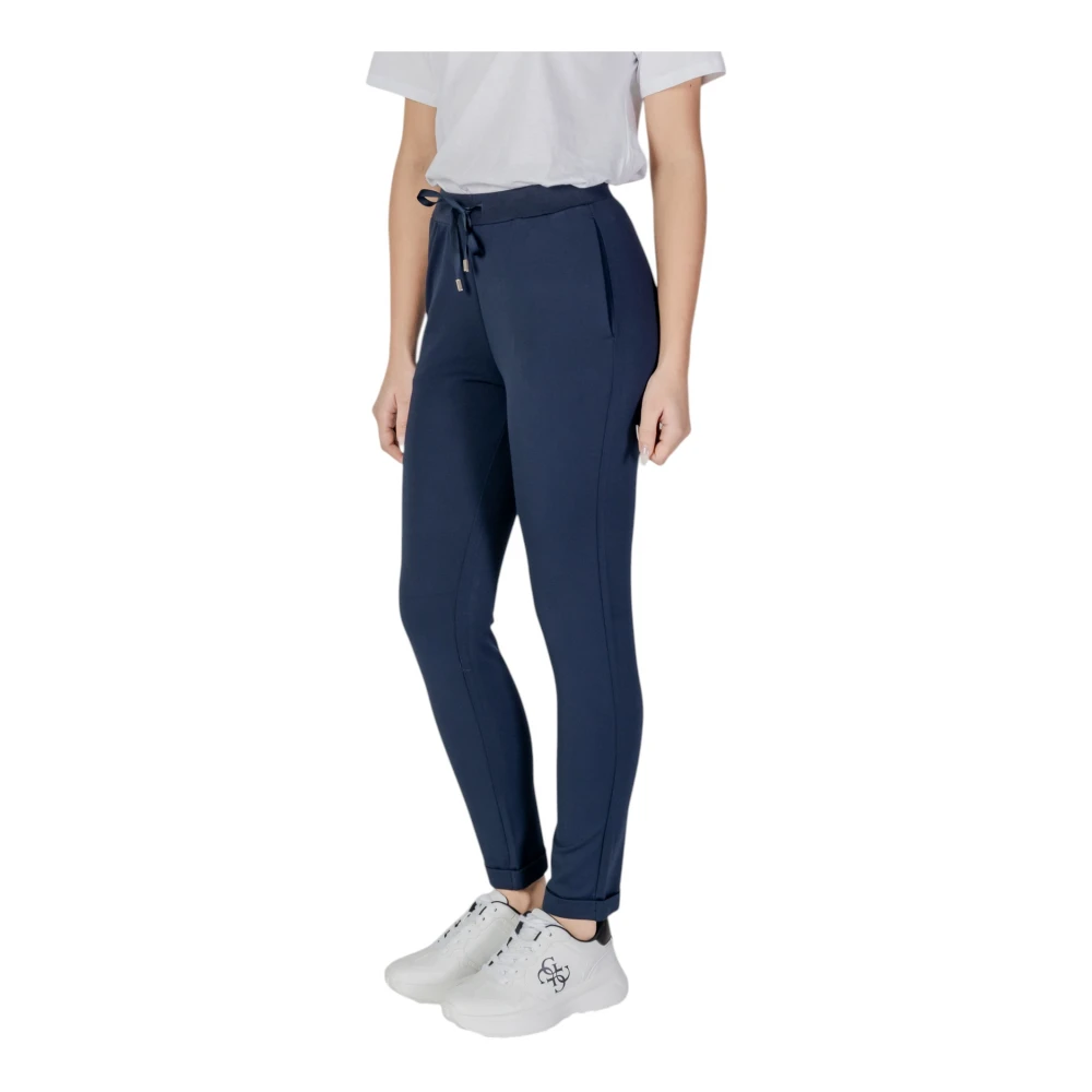 Liu Jo Blauwe Kant Broek Lente Zomer Vrouwen Blue Dames
