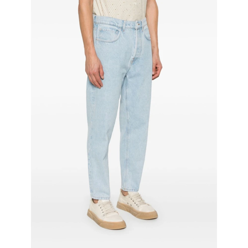 Amish Jeremiah Lichtblauwe Denim Jeans Blue Heren