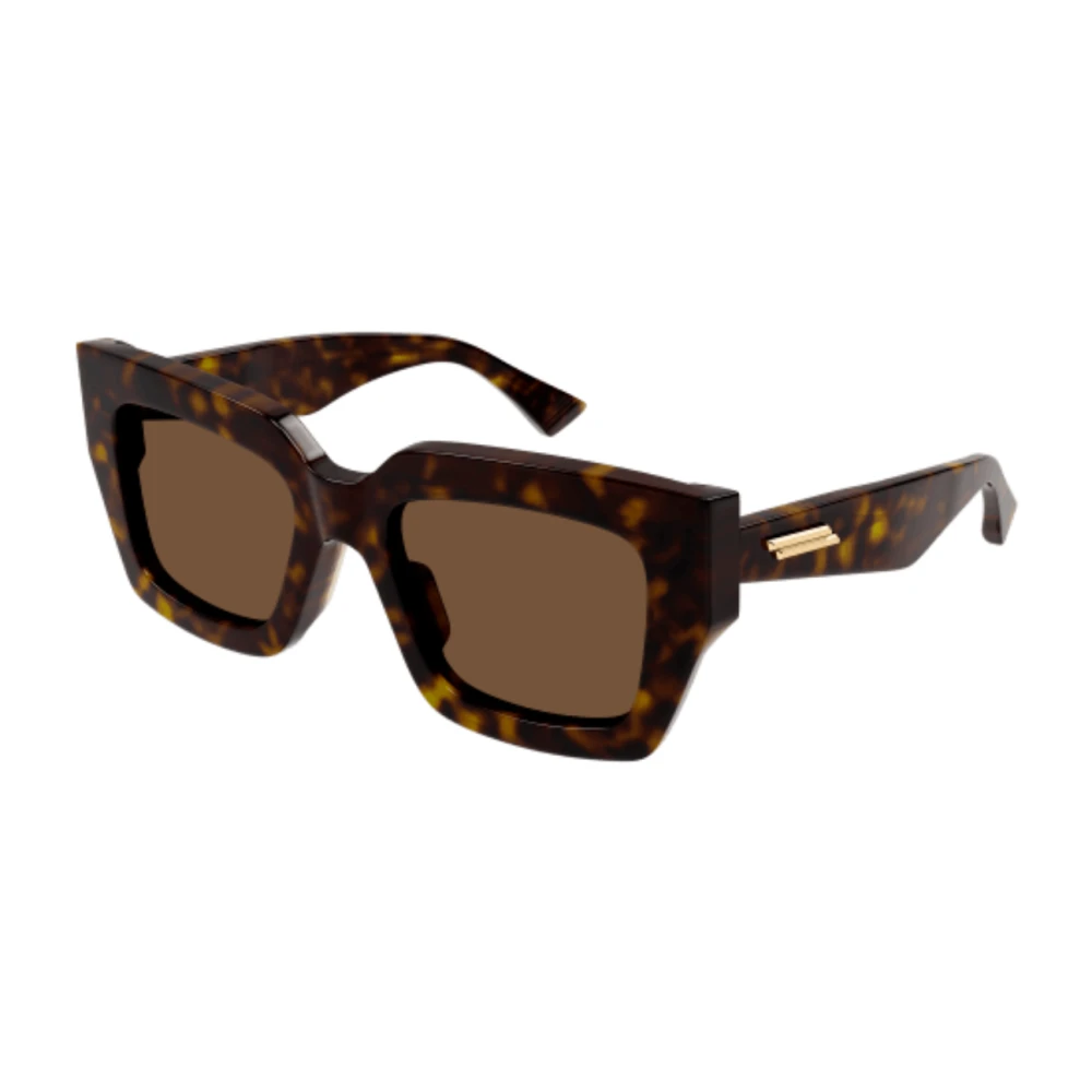 Bottega Veneta Vierkante zonnebril Classic Bv1212S-002 Havana Brown Dames