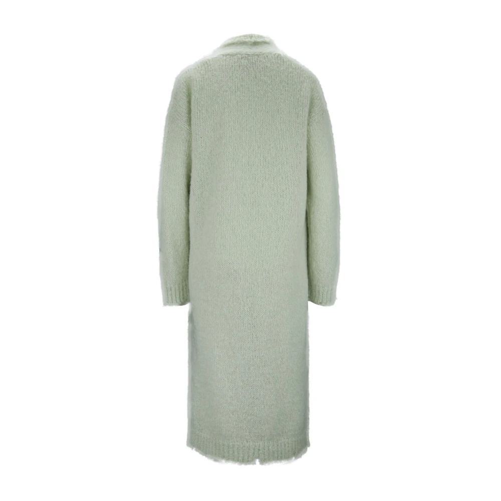 Aniye By Mohair Alpaca Langemouw Cardigan Green Dames