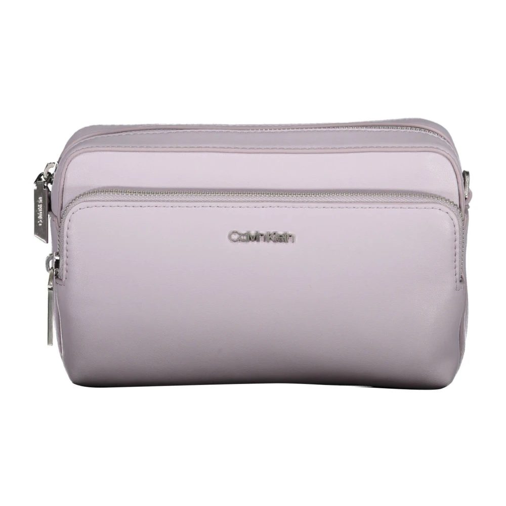 Calvin Klein Women's Purple Cross Body Bags, One Size, Shoulder Bag With Zip Closure