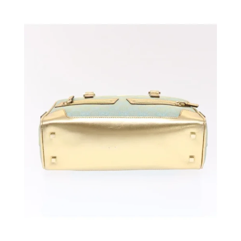 Gucci Vintage Pre-owned Leather handbags Blue Dames