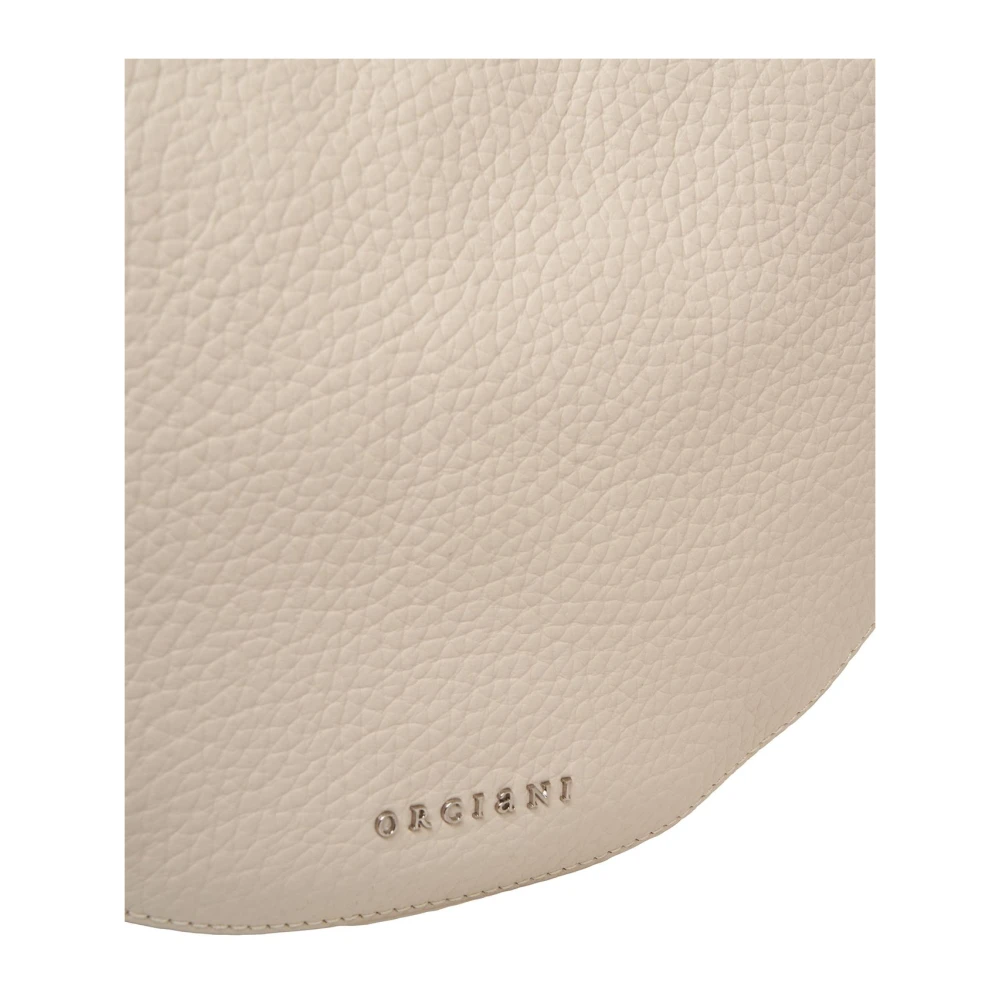 Orciani Beige Leren Schoudertas Beige Dames