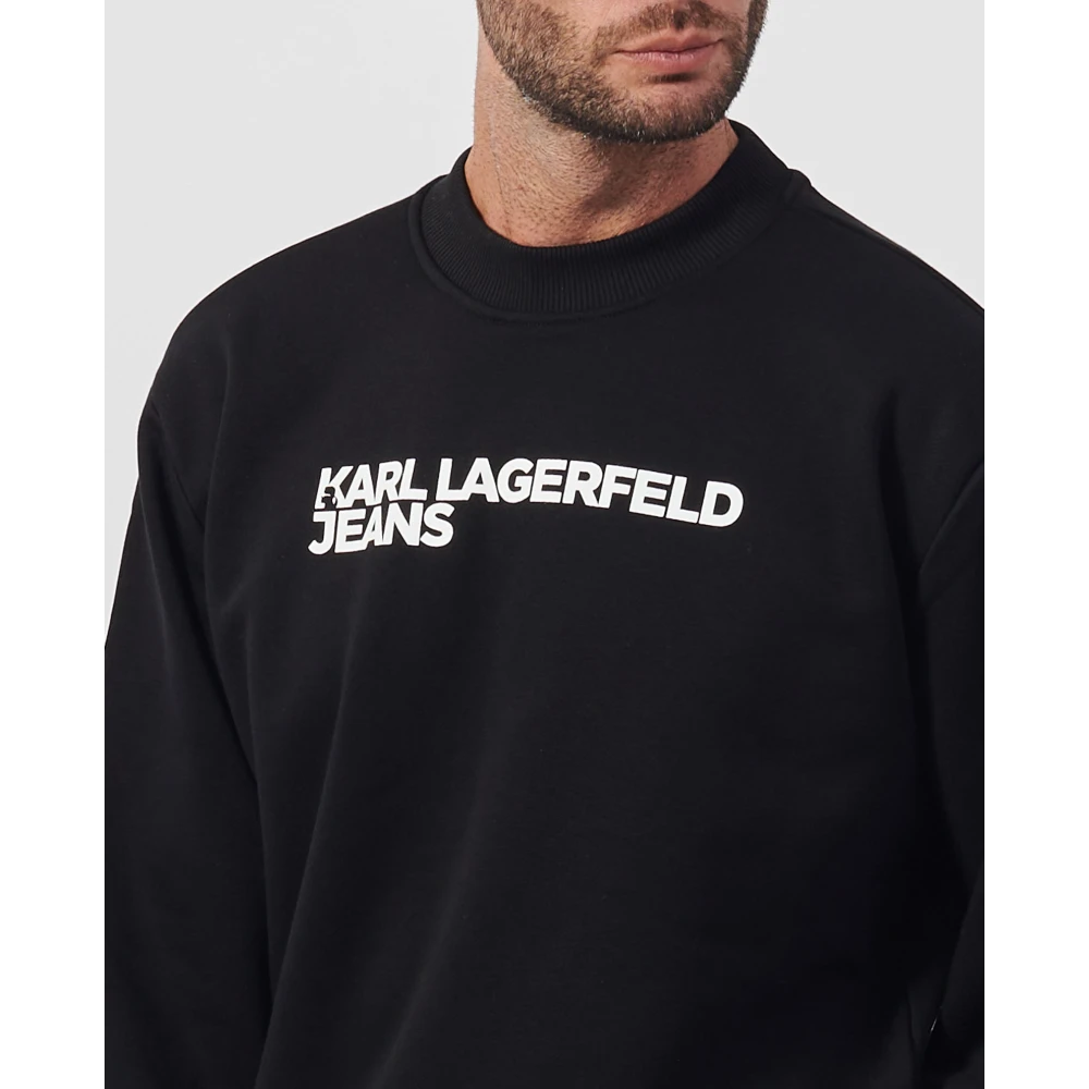 Karl Lagerfeld Truien Zwart Black Heren