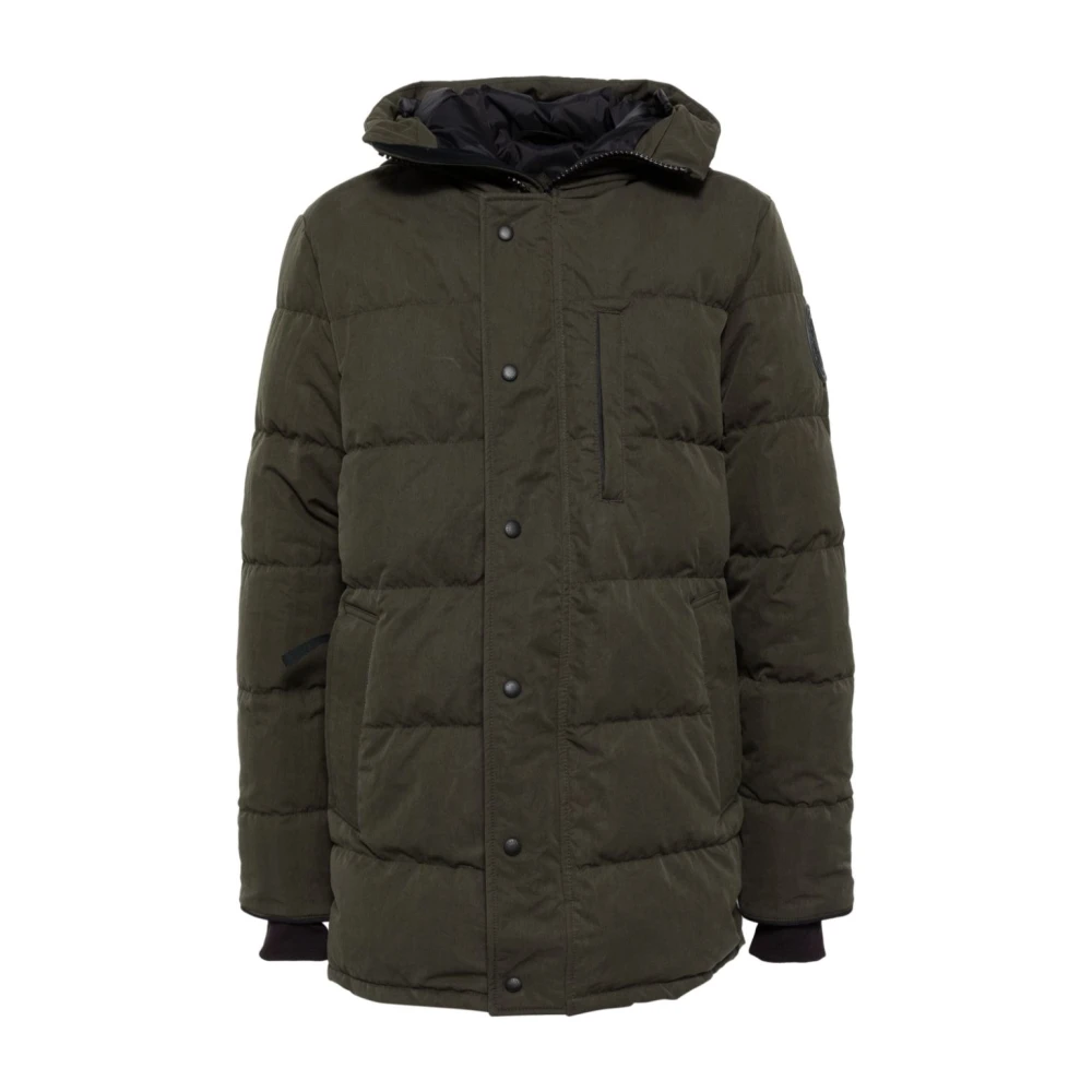 Canada Goose Groene Parka Jas met Capuchon Green Heren