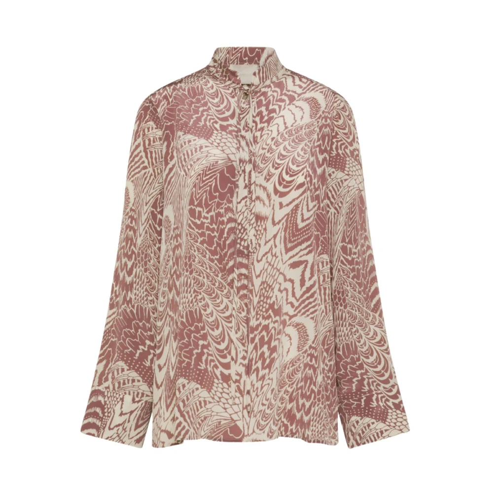 Momoni Crème Blouses voor Vrouwen Multicolor Dames