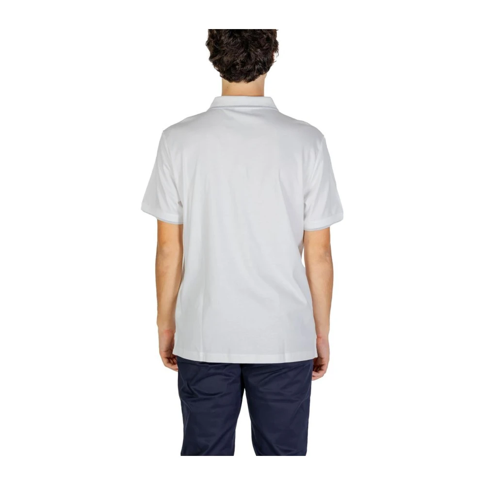 Calvin Klein Jeans Witte Katoenen Polo Shirt Heren White Heren