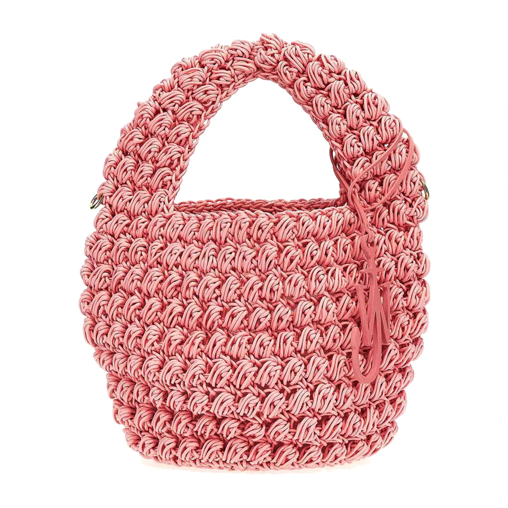 JW Anderson Popcorn Handtas met Schouderband Pink Dames