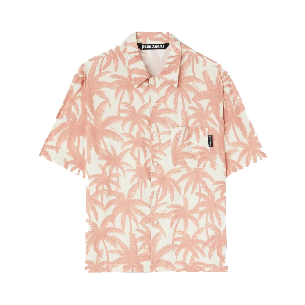 Palm Angels Bowling Shirt met Palmbomen Motief Multicolor Heren