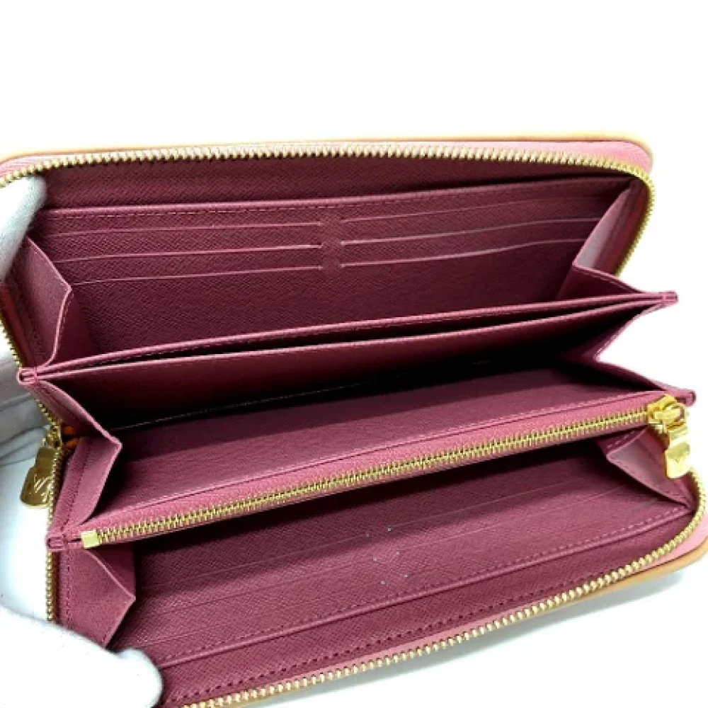 Louis Vuitton Vintage Pre-owned Denim wallets Pink Dames