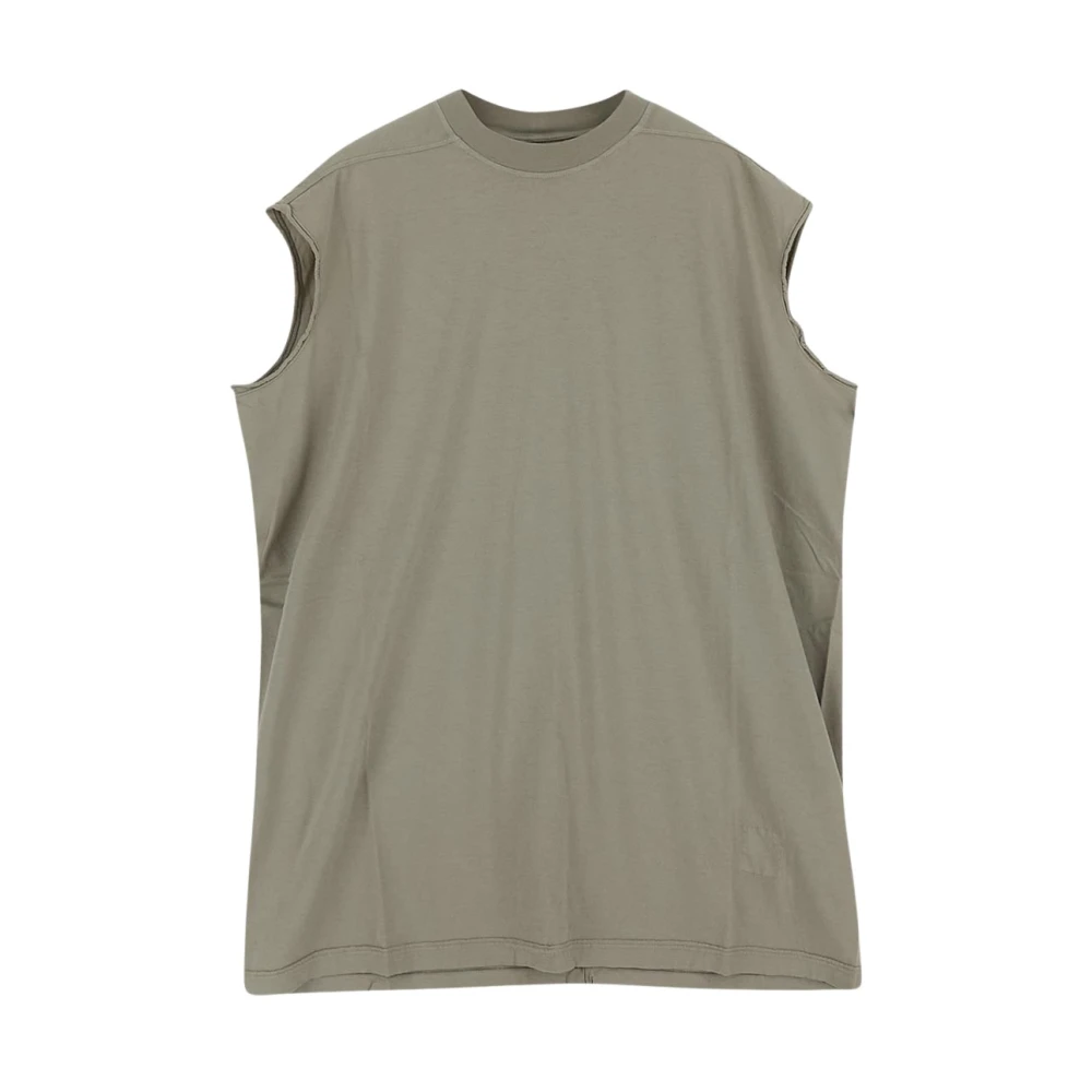 Rick Owens Tarp Mouwloos T-Shirt Green Heren