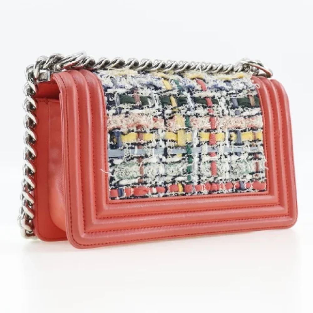 Chanel Vintage Pre-owned Canvas chanel-bags Red Dames