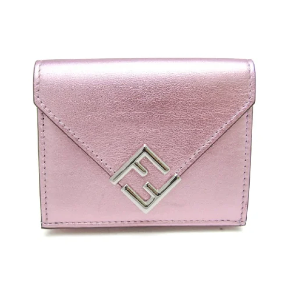 Fendi Vintage Pre-owned Leather wallets Pink Dames