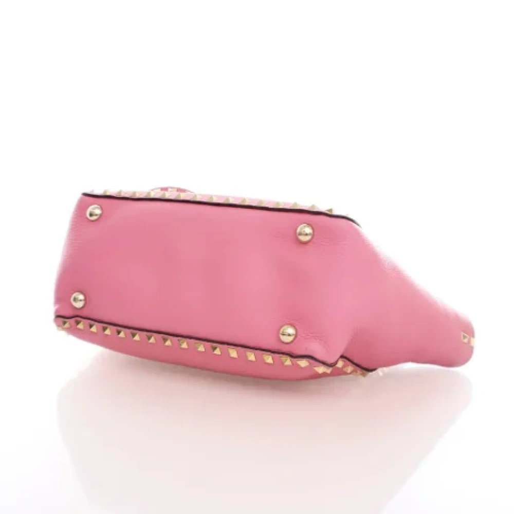 Valentino Vintage Pre-owned Leather shoulder-bags Pink Dames